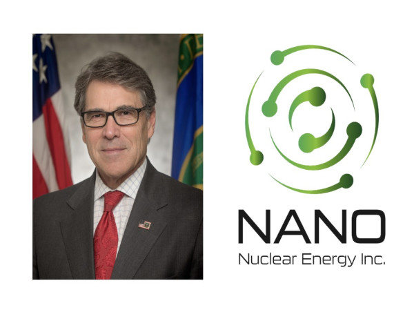  NANO Nuclear Appoints Former U.S. Secretary of Energy and 47th Governor of Texas Rick Perry as Chairman of Its Executive Advisory Board 