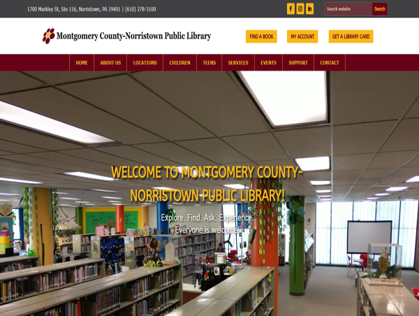  Navitas Marketing Launches New Websites for Montgomery County-Norristown Public Library System 