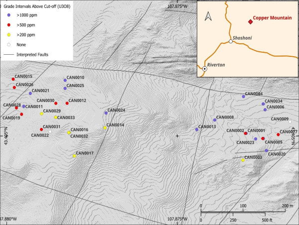  Myriad Uranium Reports Final Chemical Assays from Copper Mountain. Grades Up to 60% Higher Than Probe Equivalents, with Positive Implications for Scale and Scope of the Project. Plan of Operations Application Submitted to Drill High Priority Prospects 