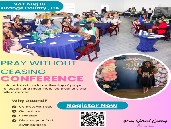  Pray Without Ceasing Ministries Hosts 2025 Prayer Conference Focused on Faith, Renewal, and Connection 