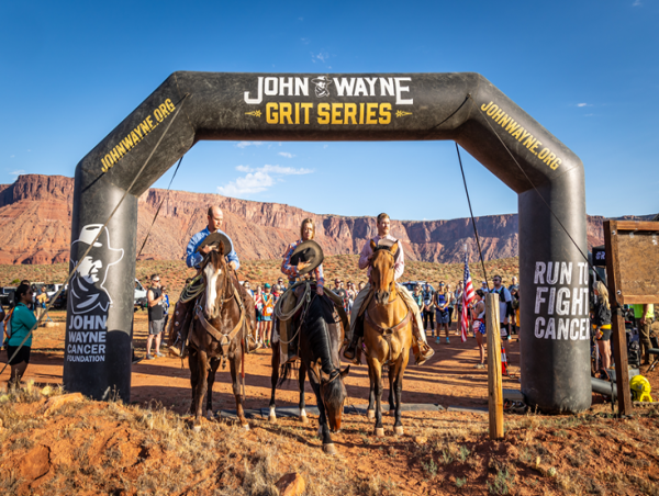  Outrun Cancer in the Red Rocks - John Wayne Grit Series Moab Half Marathon & 10K Benefits John Wayne Cancer Foundation 