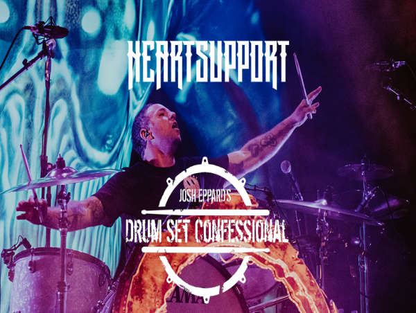 Coheed & Cambria’s Josh Eppard announces mental health collaboration between Drum Set Confessional and HeartSupport