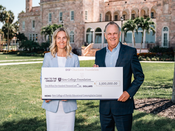  New College of Florida Receives $2.5M Gift from DSF Charitable Foundation to Establish Contemplation & Education Center 