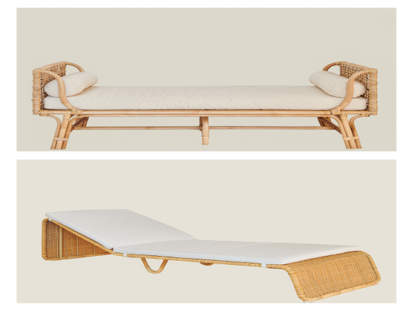  Eco-Friendly Handwoven Rattan Daybeds, Sofas, and Benches by Home and Soul 