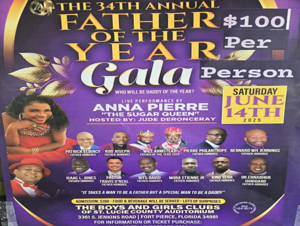  Crowning a Champion Dad: Dr Bernard Wh Jennings Named National 'Father of the Year' at International Gala in Fort Pierce 