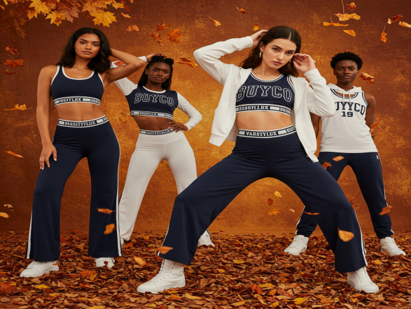  Buyco Debuts VarsityLux Collection Wide‑Leg Leggings & Preppy Sportswear for Fall ‘25 