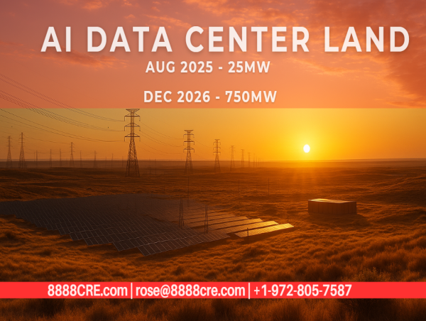  Texas 5,000 Acre AI Data Center Site Fast Tracks 500 MW Behind-Meter Power 