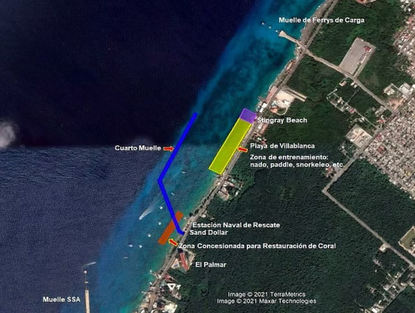  Fourth Cruise Ship Pier Approved for Construction on Cozumel's Villa Blanca Reef 