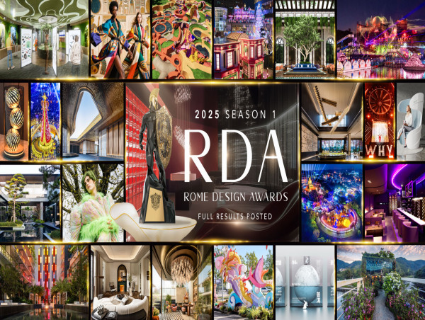 2025 Rome Design Awards Announces Season 1 Winners, Celebrating Global Design Excellence 
