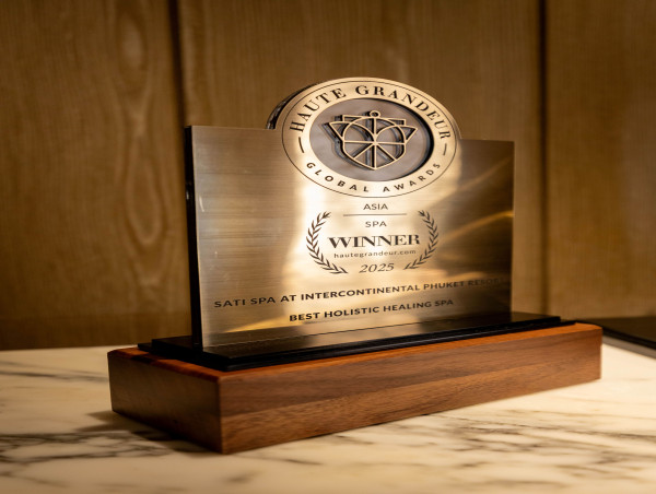  SATI SPA AT INTERCONTINENTAL PHUKET RESORT NAMED BEST HOLISTIC HEALING SPA IN ASIA 