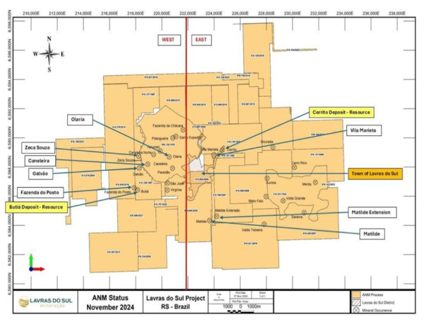  Lavras Gold Corp. Intersects 1.0 g/t Gold over 371 Metres at Butiá Gold Deposit, LDS Project, Southern Brazil & Provides an Exploration Update 