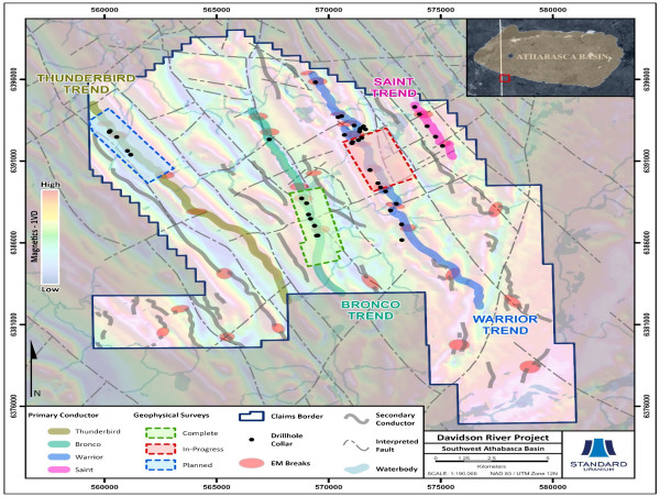  Standard Uranium Provides Exploration Update on Flagship Davidson River Project 