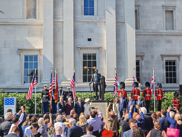  UK and US Celebrate Enduring 'Special Relationship' with Rededication of Washington Statue in London’s Trafalgar Square 