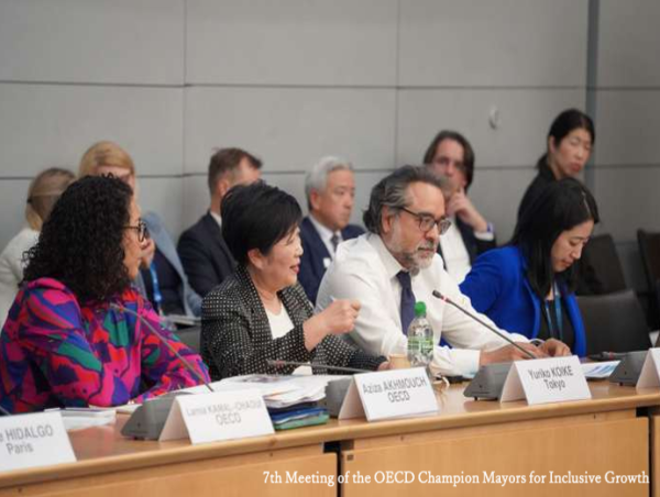  Tokyo Governor Urges Urban Leaders at OECD to Build a Better Future Together 