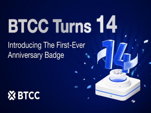  BTCC Exchange celebrates 14th anniversary with launch of user badge program 