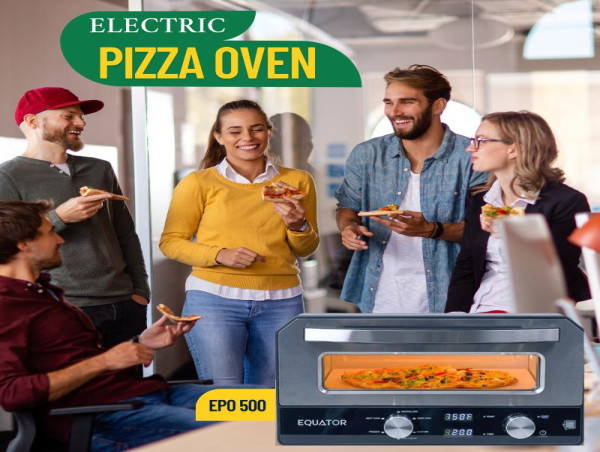  Equator Appliances Introduces EPO 500 Electric Pizza Oven for Indoor Countertop Cooking 