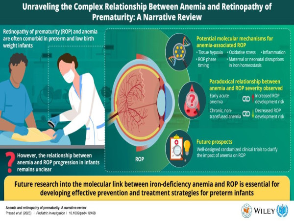  Pediatric Investigation Review Explores the Link Between Anemia and Retinopathy of Prematurity 