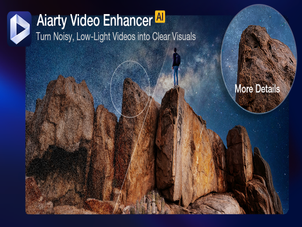  Industry-Leading: Aiarty's Super Denoising Brings Crisp Clarity to Extreme Low-Light Videos 
