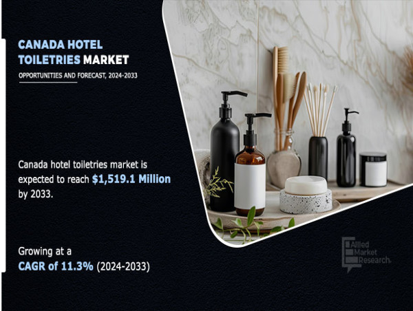  Canada Hotel Toiletries Market Size Worth USD 1,519.1 million By 2033 | Growth Rate (CAGR) of 11.3% 