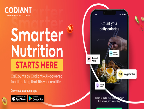  Codiant Powers Up Wellness with CalCounts, A Science-Driven AI Calorie Tracking App 