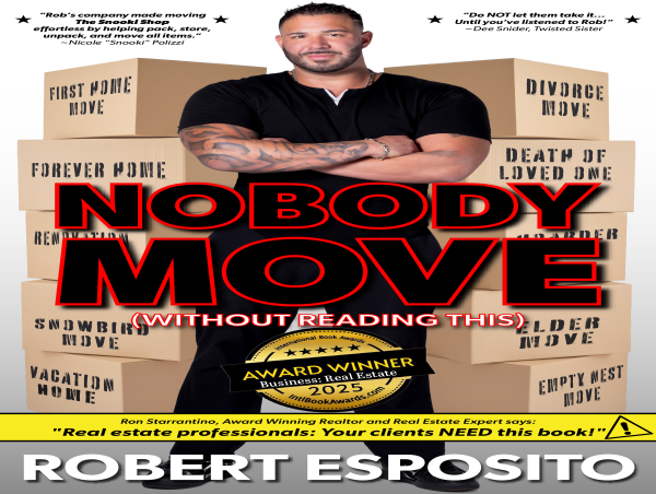 Nobody Move by Robert Esposito Wins 2025 International Book Award