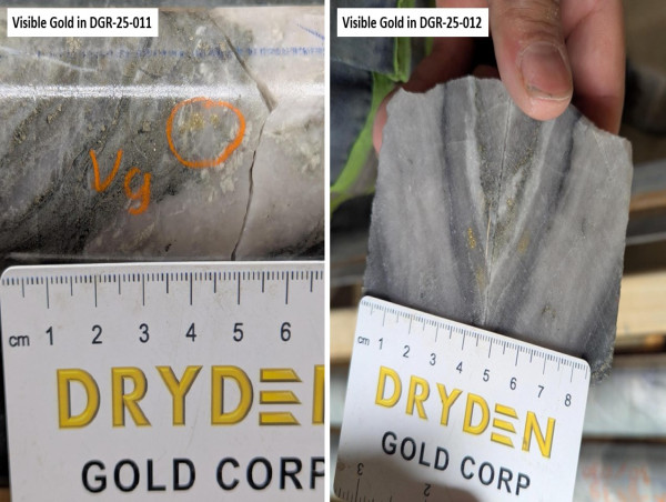  Dryden Gold Reports Another New Discovery at Gold Rock 