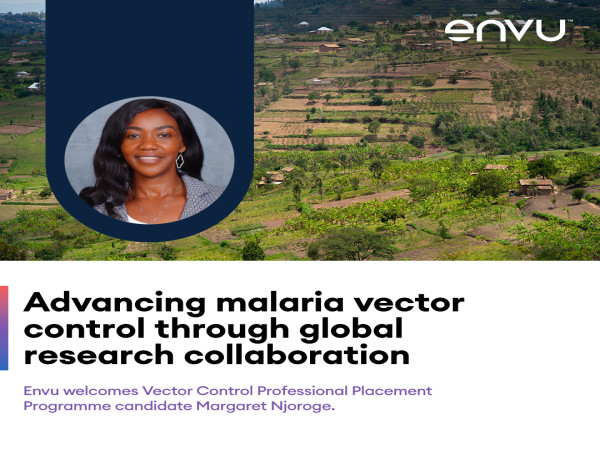  Envu Welcomes I2I Vector Control Professional Placement Candidate to Support Innovation in Malaria Vector Control 