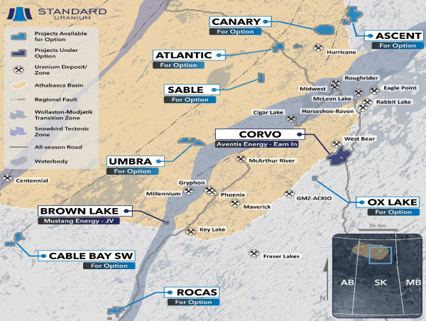 Standard Uranium Provides Exploration Update on Successful Project Generation and New JV Opportunities