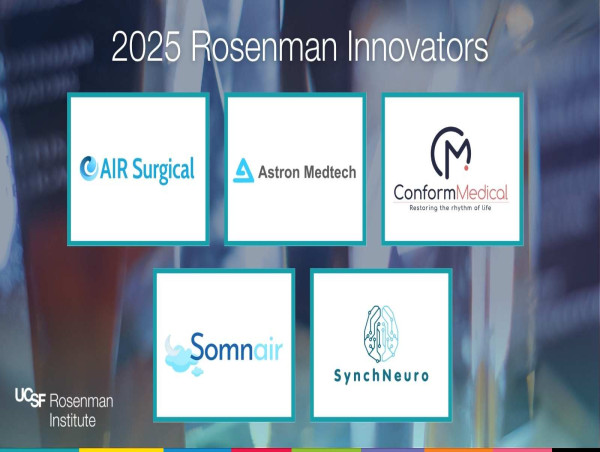  UCSF Rosenman Institute Announces 2025 Rosenman Innovators Cohort: Five Breakthrough Health Startups Selected 