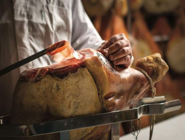 Prosciutto di Carpegna PDO on stage at Summer Fancy Food in New York