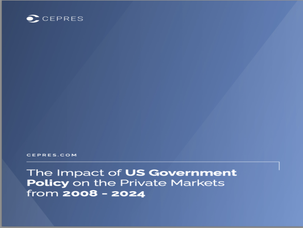 New: CEPRES Reveals How U.S. Government Policy Has Shaped Private Markets Performance from 2008–2024