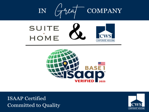  CWS Corporate Housing and Suite Home Achieve ISAAP Certification, Elevating Industry Standards 