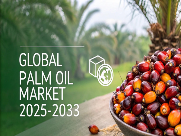 Global Palm Oil Market Edition 2025: Industry Size to Reach USD 77.54 Billion by 2033, CAGR of 3.42%.