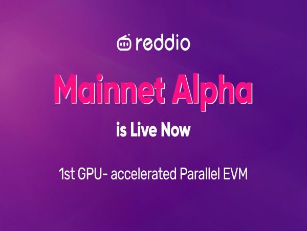 Reddio Mainnet Alpha is live: first GPU-accelerated Parallel EVM for AI-native dApps