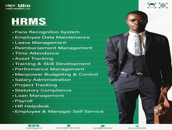 Virdi Nigeria: Biometric Access, Payroll & Time attendance for Nigerian Businesses 