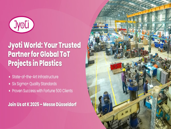  Jyoti World Strengthens Global Plastics Technology Transfer with Turnkey Indian Manufacturing Hub 