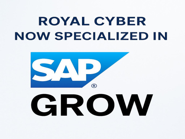  Proud to Announce: Royal Cyber Achieves GROW with SAP Specialization to Power Scalable Business Growth 