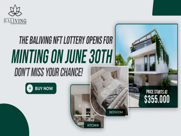 Baliving Announces NFT-Based Lottery for Bali Villa Ownership 