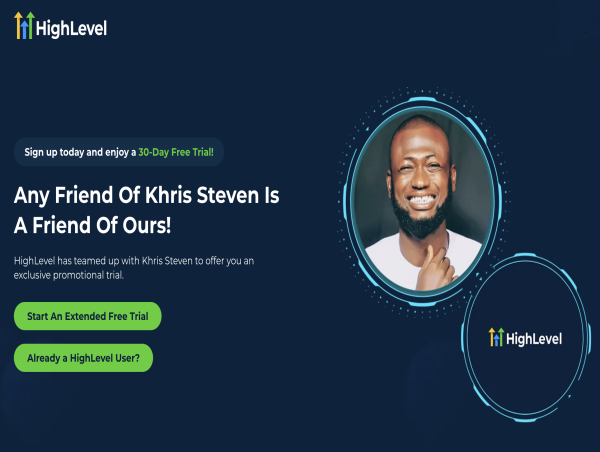  GoHighLevel 30-Day Free Trial Best Offer Available via Exclusive Partner Link From Khris Steven of KhrisDigital 