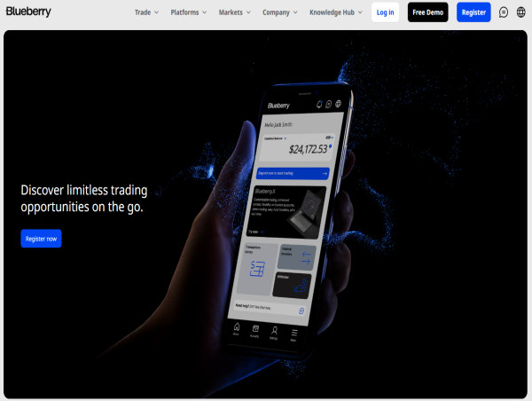  Blueberry Launches New Brand and Website, Signalling a Focus on Clarity, Precision and Trader Empowerment 