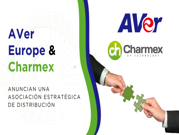  AVer Europe y Charmex anuncian una alianza estratégica de distribución 