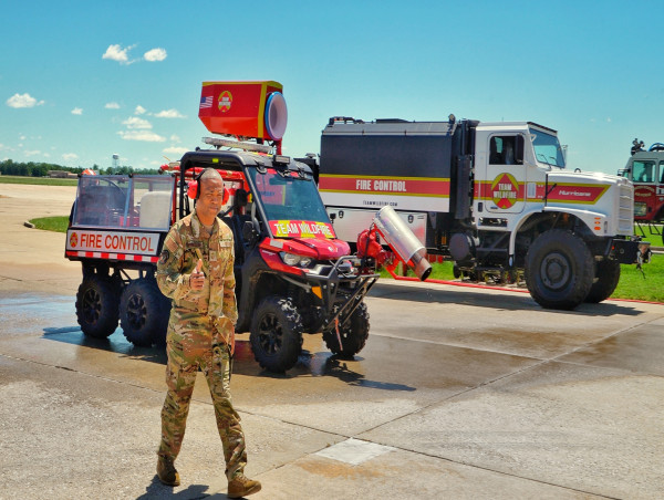  Team Wildfire Unveils Next-Gen Wildfire Protection Tech at Scott Air Force Base 