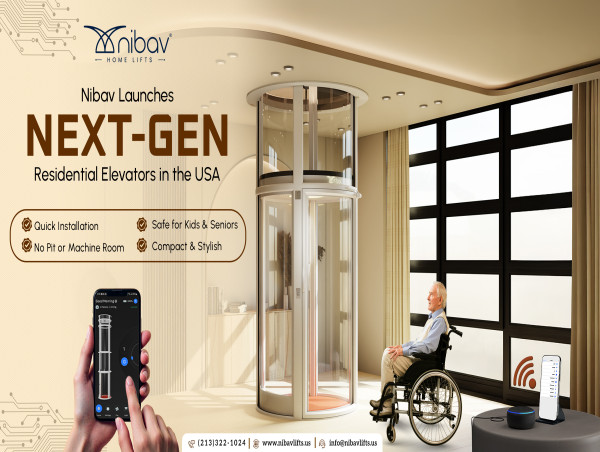  Nibav Home Lifts Launches Next-Gen Residential Elevators for Modern American Homes 