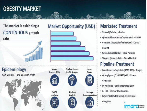  Obesity Market Size in the 7MM to Reach USD 76.6 Million by ​2035 - Epidemiology Report by IMARC Group 