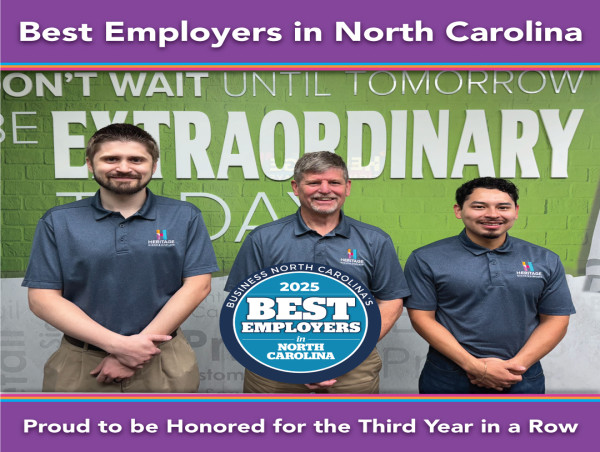  Heritage Signs & Displays Named One of North Carolina’s Best Employers for Third Consecutive Year 