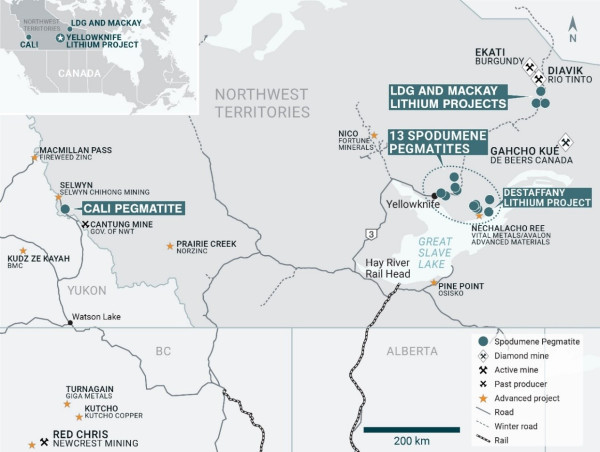  LIFT Announces Commencement of Exploration Activities at the Cali Lithium Project, NWT 