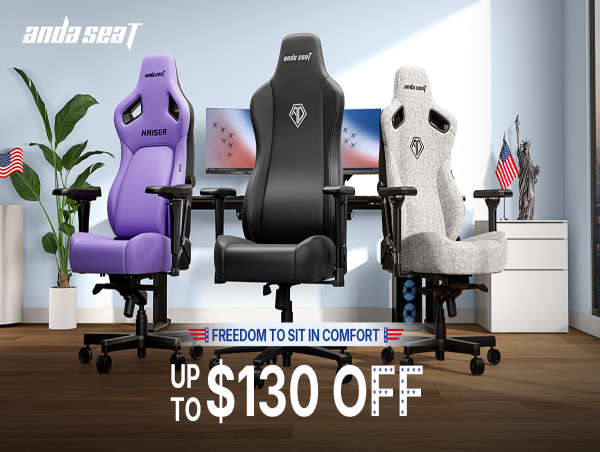 AndaSeat Aligns Independence Day Timing with Expanded Access to Novis and Core Seating Series