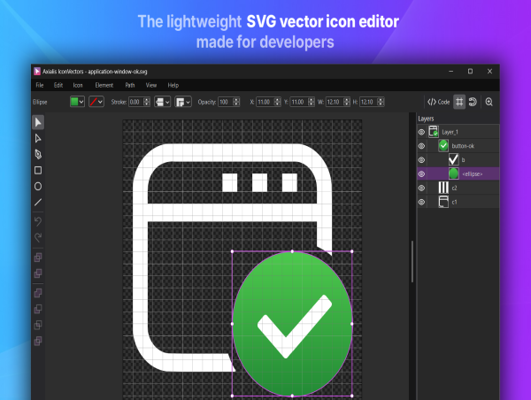  Axialis IconVectors: The Essential Lightweight SVG Icon Editor for Developers and UI Designers 