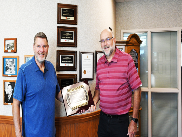 Rohde Brothers, Inc. Earns Fifth Consecutive Acuity Insurance Safety Award