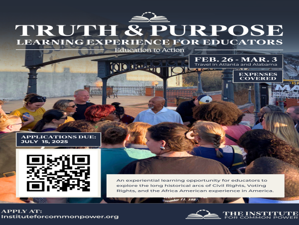 Applications Now Open for the February 2026 Truth and Purpose Learning Tour for Educators